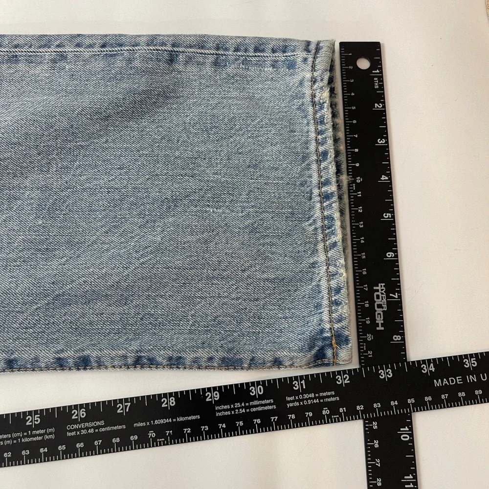 Polo Ralph Lauren Jeans Mens 34x32 Blue 867 Classic Fit Distressed Grunge Denim